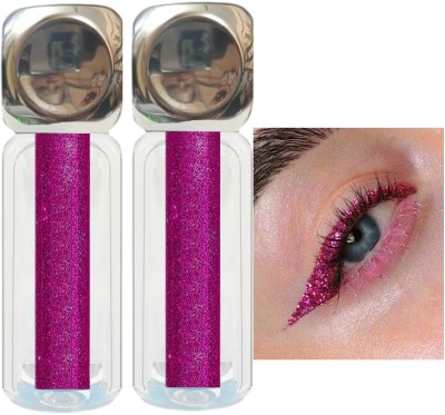 tanvi27 Waterproof Glitter Eyeliner Metallic Gel Eyeshadow 7 g(Glitter Pink)