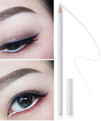 Wonholli Smudge & Waterproof Single Stroke Matte Finish Lip & Eyeliner Pencil 2 g(White)
