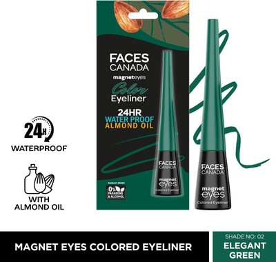 FACES CANADA Magneteyes Color Eyeliner 4 ml(Elegant Green 02)