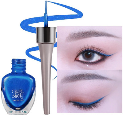 Yuency New Shimmery Liquid Eyeliner Liquid Eyeliner ' water-proof ' 6 ml(Blue)