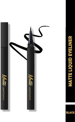 CATERINACHIARA Waterproof And Smudge Proof Matte Liquid Eyeliner 15 ml(black)