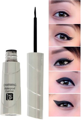 REIMICHI waterproof long lasting beauty shine black liquid eyeliner combo 6 ml(BLACK)