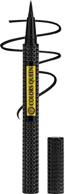 COLORS QUEEN Fabulous Long Lasting, Smudge Proof and Waterproof Pen Eyeliner 0.35 g(Black)