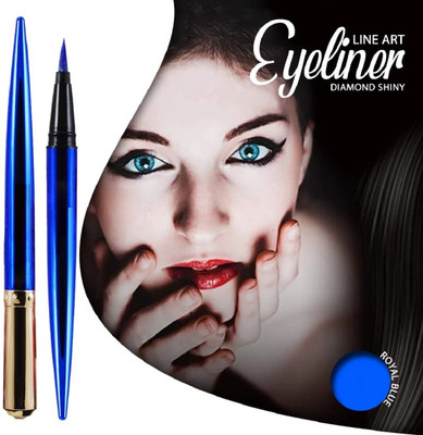 EVERERIN New Shiny Diamond Liquid Blue Eyeliner for Long Lasting Stay, Smudge Proof 1.5 g 1.5 g(blue)