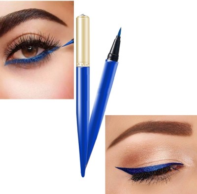 Emijun New diamond Glitter Eyeliner Pencil Long Wear shimmer Eye Liner Pen 1.5 g(BLUE)