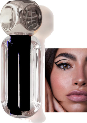 ADJD Liquid Color Eyeliner Water Proof Smudge Proof Long Lasting matte black 3.5 g(Matte black)