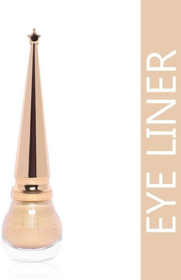 manasona Gold Shimmer Waterproof and Smudge proof Liquid Eyeliner 6 ml(Gold)
