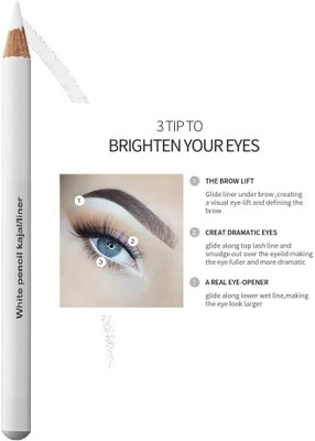 Yuency WHITE EYE LINER FOR BOLD OR BIGGER EYES 2 g(WHITE)