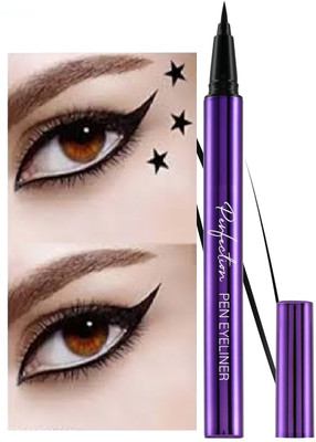 Yuency Liquid Eye Liner |Black | Long Lasting | Matte Finish | Smudge Proof 0.6 ml(DEEP BLACK)