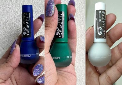 tanvi27 Water Proof & Smudge proof Ice Matte Blue & White & Green Liquid Eyeliner 6 ml(Green & Blue & White)