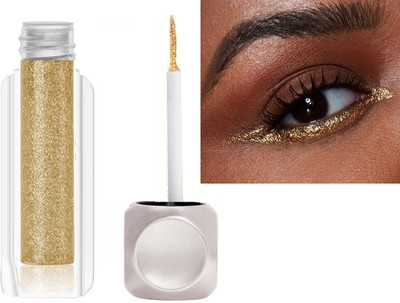 GULGLOW99 Gold Sparkly Sparkle Metallic Shimmer Liquid Eyeliner Waterproof Long Lasting 3.5 g(GOLD)