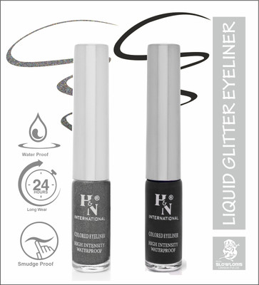 HIGHLIGHT NAILS HN-EL1-CB (EL1-10 ) ( EL1-03) 6 ml(GREY::BLACK)