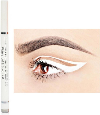Herrlich BEST QUALITY PEN SKETCH EYELINER WHITE COLOR MATTE FINISH 2 ml(WHITE)