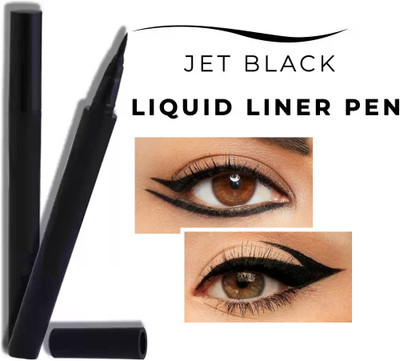 REIMICHI Waterproof & Long Wearing Bold Felt Tip Pen Eyeliner Quick Drying 1.6 g(BLACK)