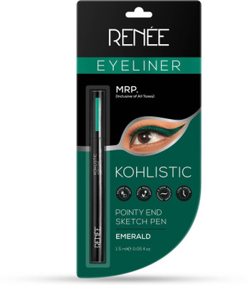 Renee Kohlistic Pointy End Sketch Pen Eyeliner - Matte, Smudge Proof, Water Resistant 1.5 ml(Emerald)