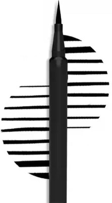 Maryville soft and smooth new water proof black eyeliner stay matte pack of 1 2.5 ml(BLACK)
