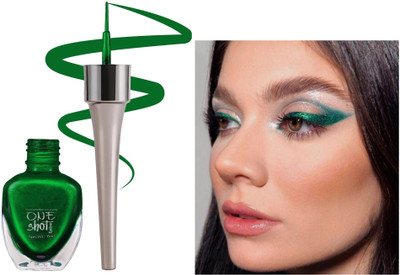 FLORERO BEST LONG-LASTING SHINING METALLIC GREEN EYELINER 6 ml(green)