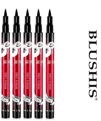 BLUSHIS Water & Smudge Proof 36Hr Long Lasting Liquid Eyeliner sketch 12.5 ml(BLACK)