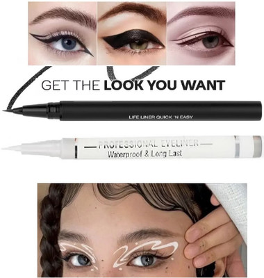 USBK Long Stay Highly Pigmented with One Stroke Application Formula 4.1 g(WHITE, BLACK)