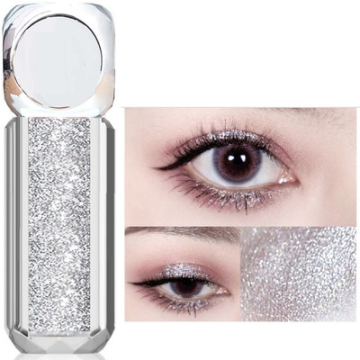 GABBU Glitter eyeliner white( pack of 1) 3.5 ml(gillter white)