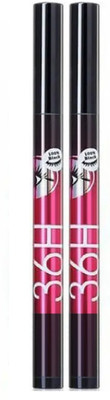 Maryville pen eyeliner easy to use perfect pack of 2 4.1 ml(black)