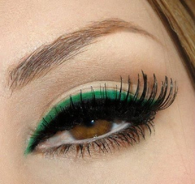 GULGLOW99 KOREAN Green liquid ice makeup eye liner 1 2 ml(GREEN)