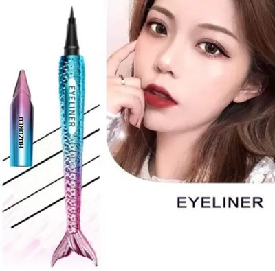 HUZURLU Liquid Eyeliner with Waterproof & Smudge-Proof 4 g(BLACK)