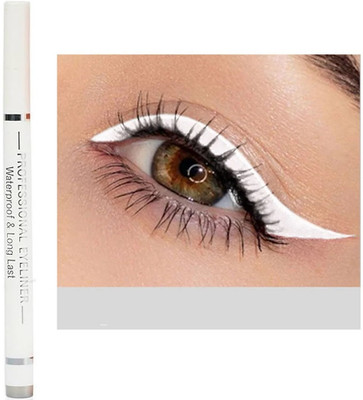 Vyomiris White Eyeliner Professional Highlighter Eye Liner Pen 2 g(WHITE)