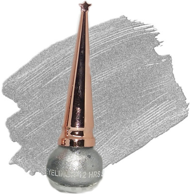 Bigwig Waterproof Glitter sparkling Eyeliner SILVER( pack of 1) 7ml 7 ml(silver)