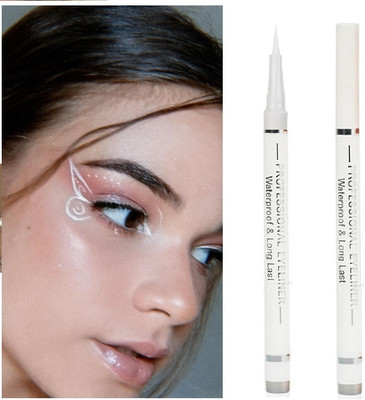 NADJA Matte Finish & Waterproof Smudge Proof Eyeliner 2.5 g(WHITE)