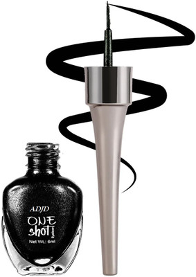 ADJD Metallic Liquid Eyeliner Long Lasting High Pigmented 6 ml(BLACK)