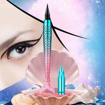 Latixmat MERMAID SHAPE WTAERPROOF AND LONGLASTING PEN EYELINER PACK OF 1 1.2 ml(Jet Black)