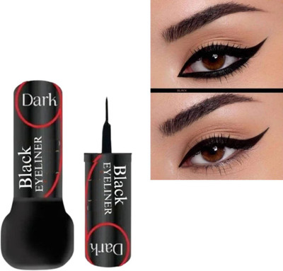 RED4 Waterproof Eyeliner Long Lasting Waterproof Soft abd Creamy rich Color Blendable 6 ml(Black)