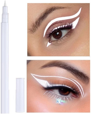 NADJA Matte Finish waterproof, non transfer and smudge-proof white sketch eyeliner 2 g(white)