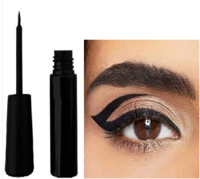 Luipui black eye liner trending waterproof pack of 1 10 ml(black)