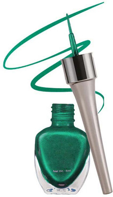 tanvi27 Shimmer Liquid Eyeliner 6 ml(Matallic Green)