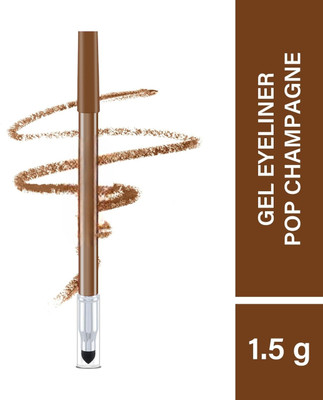 Richee Play n Blend Gel Eyeliner | One Stroke Application 1.5 g(POP-CHAMPAGAN)