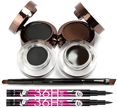 kHUDAt Smudge-Proof Gel Eyeliner with Brow Powder and Sketch Tip 18.4099999999995 ml(BLACK_BROWN)