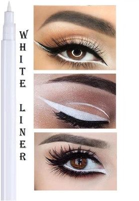 Vyomiris Matte white sketch eye liner eyes makeup 2 g(WHITE)