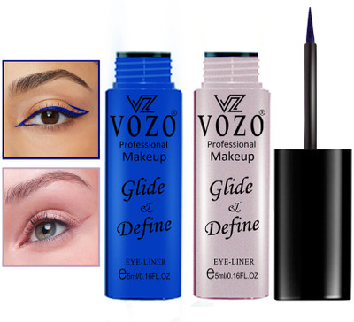 VOZO Eye Definer Infusion Essential Liquid Eyeliner 10 ml(Blue, Rose Gold)