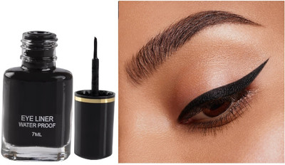 Luster Shine Waterproof and Anti-Smudge Highly Pigmented Eye Liner 7 ml(Black)