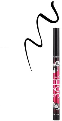 nn new eye liner water proof look perfect matte look pack of 1 2 ml(BLACK)