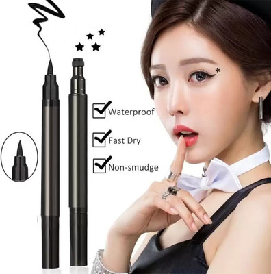 SHENYCOLORS SMOOTHER eyeliner water proof smudge proof stamp eyeliner,star 10 g(BLACK)