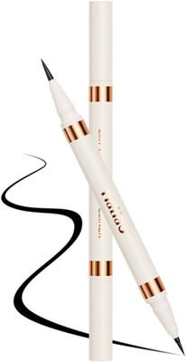 maliao 2-in-1 HD Matte Eyeliner - Precision Perfection in Every Stroke 1.5 ml(MATTE BLACK)
