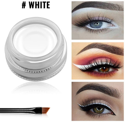 manasona All-Day Wear Waterproof Gel Eyeliner: Matte & Smudge-Resistant 5 g(WHITE)