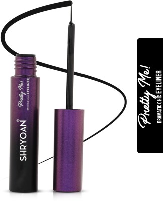 Shryoan Pretty Me! Dramatic Chic Eyeliner | Matte Eyeliner | Smudge Proof & Waterproof 6 ml(Black)