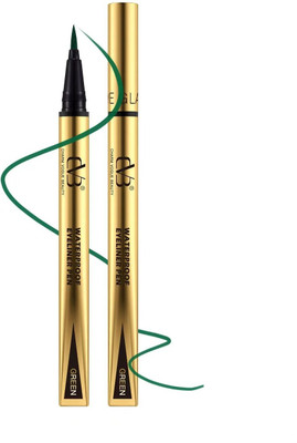 CVB EYE GLAM GREEN EYELINER SMUDGE PROOF ULTRA FINE TIP WATERPROOF 1.2 g(GREEN)