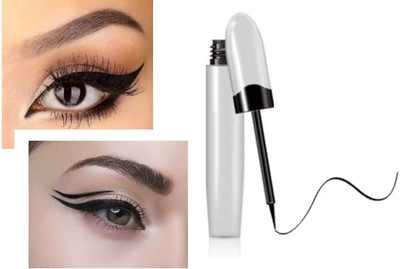 Emijun smudge proof ,waterproof long lasting eye liner 6 ml(black)
