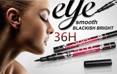 Deeparth 36H Hours Stay Waterproof & Long Lasting Black Pack Of 2 2.5 ml(Black)