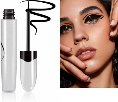 Emijun Black Liquid Eyeliner Waterproof not Blooming Quick-Drying 6 ml(black)